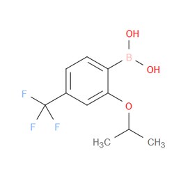 Aobchem&nbsp;2-Isopropoxy-4-(trifluoromethyl)phenylboronic acid |  ≥97% |  CAS 1072952-21-6 |  C10H12BF3O3 |  5g