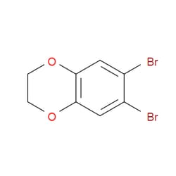 Aobchem&nbsp;6 7-Dibromo-2 3-dihydrobenzo[b][1 4]dioxine |  ≥97% |  CAS 25812-80-0 |  C8H6Br2O2 |  10g