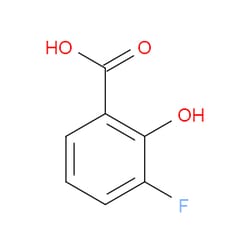 Aobchem&nbsp;3-Fluoro-2-hydroxybenzoic acid |  ≥97% |  CAS 341-27-5 |  C7H5FO3 |  5g