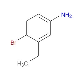 Aobchem&nbsp;4-Bromo-3-ethylaniline |  ≥95% |  CAS 52121-42-3 |  C8H10BrN |  25g