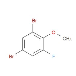 Aobchem&nbsp;2 4-Dibromo-6-fluoroanisole |  ≥95% |  CAS 202982-75-0 |  C7H5Br2FO |  1g