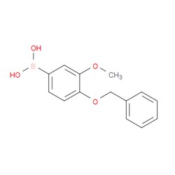 Aobchem&nbsp;4-Benzyloxy-3-methoxyphenylboronic acid |  ≥97% |  CAS 243990-53-6 |  C14H15BO4 |  10g