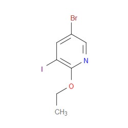 Aobchem&nbsp;5-Bromo-2-ethoxy-3-iodo-pyridine |  ≥97% |  CAS 848243-20-9 |  C7H7BrINO |  250mg