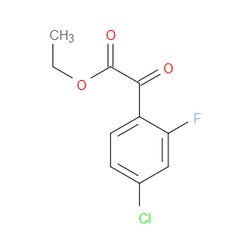 Aobchem&nbsp;Ethyl 2-(4-chloro-2-fluorophenyl)-2-oxoacetate |  ≥95% |  CAS 228998-72-9 |  C10H8ClFO3 |  500mg