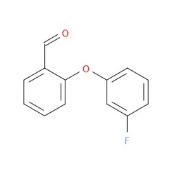 Aobchem&nbsp;2-(3-Fluorophenoxy)benzaldehyde |  ≥95% |  CAS 1020931-53-6 |  C13H9FO2 |  250mg