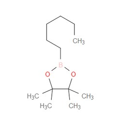 Aobchem&nbsp;2-Hexyl-4 4 5 5-tetramethyl-1 3 2-dioxaborolane |  ≥95% |  CAS 86308-26-1 |  C12H25BO2 |  10g