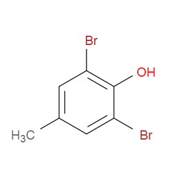 Aobchem&nbsp;2 6-Dibromo-4-methylphenol |  ≥97% |  CAS 2432-14-6 |  C7H6Br2O |  25g