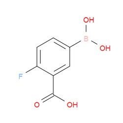Aobchem&nbsp;3-Carboxy-4-fluorophenylboronic acid |  ≥97% |  CAS 872460-12-3 |  C7H6BFO4 |  25g