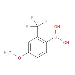 Aobchem&nbsp;4-Methoxy-2-(trifluoromethyl)phenylboronic acid |  ≥97% |  CAS 313546-16-6 |  C8H8BF3O3 |  25g