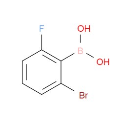 Aobchem&nbsp;2-Bromo-6-fluorophenylboronic acid |  ≥97% |  CAS 913835-80-0 |  C6H5BBrFO2 |  100g