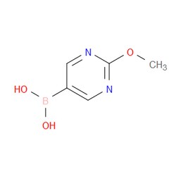 Aobchem&nbsp;2-Methoxy-5-pyrimidineboronic acid |  ≥97% |  CAS 628692-15-9 |  C5H7BN2O3 |  10g