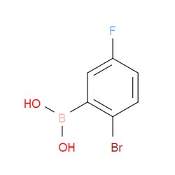 Aobchem&nbsp;2-Bromo-5-fluorophenylboronic acid |  ≥97% |  CAS 959996-48-6 |  C6H5BBrFO2 |  5g