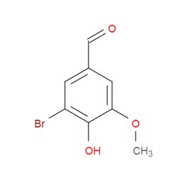 Aobchem&nbsp;3-Bromo-4-hydroxy-5-methoxybenzaldehyde |  ≥97% |  CAS 2973-76-4 |  C8H7BrO3 |  100g
