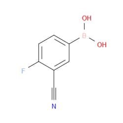 Aobchem&nbsp;3-Cyano-4-fluorophenylboronic acid |  ≥97% |  CAS 214210-21-6 |  C7H5BFNO2 |  25g