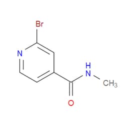Aobchem&nbsp;2-Bromo-N-methylisonicotinamide |  ≥97% |  CAS 337536-01-3 |  C7H7BrN2O |  25g