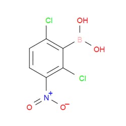 Aobchem&nbsp;2 6-Dichloro-3-nitrophenylboronic acid |  ≥97% |  CAS 1072946-37-2 |  C6H4BCl2NO4 |  500mg