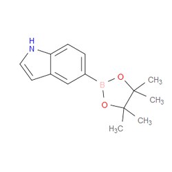 Aobchem&nbsp;Indole-5-boronic acid pinacol ester |  ≥97% |  CAS 269410-24-4 |  C14H18BNO2 |  25g