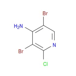 Aobchem&nbsp;3 5-Dibromo-2-chloropyridin-4-amine |  ≥97% |  CAS 1054484-40-0 |  C5H3Br2ClN2 |  5g