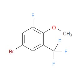 Aobchem&nbsp;4-Bromo-2-fluoro-6-(trifluoromethyl)anisole |  ≥97% |  CAS 1224604-21-0 |  C8H5BrF4O |  5g
