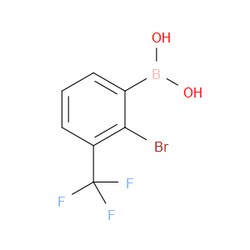 AOBCHEM&nbsp;2-Bromo-3-trifluoromethylphenylboronic acid |  ≥97% |  CAS 1451393-48-8 |  C7H5BBrF3O2 |  5g