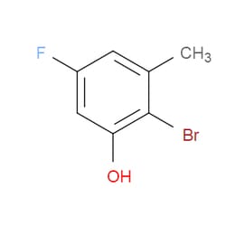 Aobchem&nbsp;2-Bromo-5-fluoro-3-methylphenol |  ≥95% |  CAS 1807192-21-7 |  C7H6BrFO |  10g