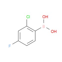 Aobchem&nbsp;2-Chloro-4-fluorophenylboronic acid |  ≥97% |  CAS 313545-72-1 |  C6H5BClFO2 |  25g