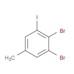 Aobchem&nbsp;1 2-Dibromo-3-iodo-5-methylbenzene |  ≥95% |  CAS 933585-32-1 |  C7H5Br2I |  250mg