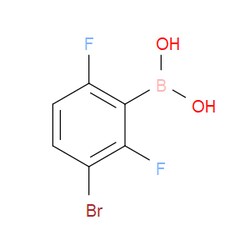 Aobchem&nbsp;3-Bromo-2 6-difluorophenylboronic acid |  ≥97% |  CAS 352535-84-3 |  C6H4BBrF2O2 |  25g