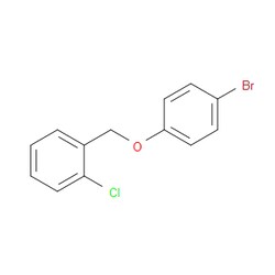 Aobchem&nbsp;1-((4-Bromophenoxy)methyl)-2-chlorobenzene |  ≥97% |  CAS 301681-69-6 |  C13H10BrClO |  1g
