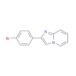 Aobchem&nbsp;2-(4-Bromophenyl)imidazo[1 2-a]pyridine |  ≥97% |  CAS 34658-66-7 |  C13H9BrN2 |  25g