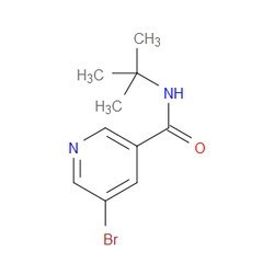 AOBCHEM&nbsp;5-Bromo-N-tert-butylnicotinamide |  ≥95% |  CAS 342013-78-9 |  C10H13BrN2O |  5g