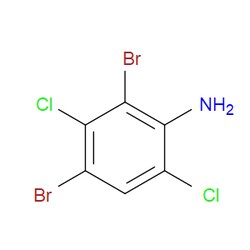 Aobchem&nbsp;2 4-Dibromo-3 6-dichloroaniline |  ≥97% |  CAS 27761-65-5 |  C6H3Br2Cl2N |  100g