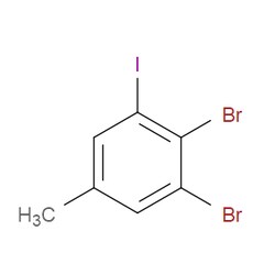 Aobchem&nbsp;1 2-Dibromo-3-iodo-5-methylbenzene |  ≥95% |  CAS 933585-32-1 |  C7H5Br2I |  5g