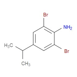 Aobchem&nbsp;2 6-Dibromo-4-isopropylaniline |  ≥97% |  CAS 10546-65-3 |  C9H11Br2N |  10g
