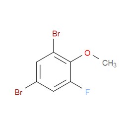 Aobchem&nbsp;2 4-Dibromo-6-fluoroanisole |  ≥95% |  CAS 202982-75-0 |  C7H5Br2FO |  250mg