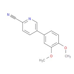 Aobchem&nbsp;5-(3 4-Dimethoxyphenyl)picolinonitrile | 97% | C14H12N2O2 | 1g
