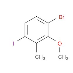 Aobchem&nbsp;1-Bromo-4-iodo-2-methoxy-3-methylbenzene | 95% | CAS 2385950-60-5 | C8H8BrIO | 1g