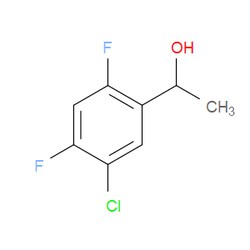 Aobchem&nbsp;1-(5-Chloro-2 4-difluorophenyl)ethanol | 95% | CAS 1895322-52-7 | C8H7ClF2O | 250mg