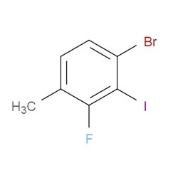 Aobchem&nbsp;1-Bromo-3-fluoro-2-iodo-4-methylbenzene | 97% | CAS 1805420-58-9 | C7H5BrFI | 5g