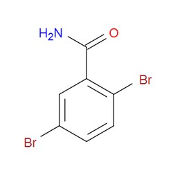 Aobchem&nbsp;2 5-Dibromobenzamide |  ≥97% |  CAS 170492-50-9 |  C7H5Br2NO |  250mg