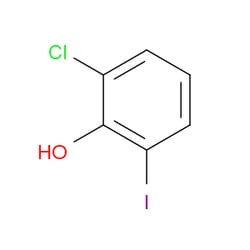 Aobchem&nbsp;2-Chloro-6-iodophenol |  ≥97% |  CAS 28177-52-8 |  C6H4ClIO |  10g