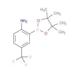 Aobchem&nbsp;2-Amino-5-(trifluoromethyl)phenylboronic acid  pinacol ester |  ≥97% |  CAS 1058062-64-8 |  C13H17BF3NO2 |  1g