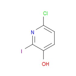 Aobchem&nbsp;6-Chloro-2-iodo-3-hydroxypyridine |  ≥97% |  CAS 188057-26-3 |  C5H3ClINO |  25g