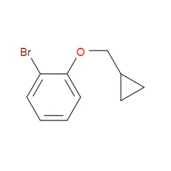 Aobchem&nbsp;1-Bromo-2-(cyclopropylmethoxy)benzene |  ≥95% |  CAS 494773-67-0 |  C10H11BrO |  10g