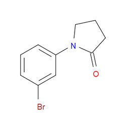 Aobchem&nbsp;1-(3-Bromophenyl)-2-pyrrolidinone |  ≥95% |  CAS 38348-83-3 |  C10H10BrNO |  5g