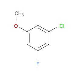 Aobchem&nbsp;1-Chloro-3-fluoro-5-methoxybenzene |  ≥97% |  CAS 202925-08-4 |  C7H6ClFO |  10g