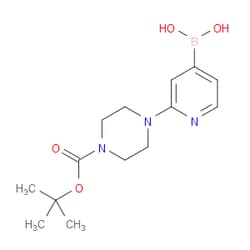 Aobchem&nbsp;(2-(4-(Tert-butoxycarbonyl)piperazin-1-yl)pyridin-4-yl)boronic acid |  ≥97% |  CAS 1003043-73-9 |  C14H22BN3O4 |  5g
