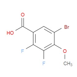 Aobchem&nbsp;5-Bromo-2 3-difluoro-4-methoxybenzoic acid |  ≥97% |  CAS 1780570-14-0 |  C8H5BrF2O3 |  500mg