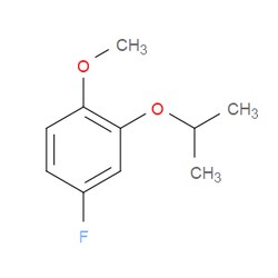 Aobchem&nbsp;4-Fluoro-2-isopropoxy-1-methoxybenzene |  ≥97% |  CAS 1369942-74-4 |  C10H13FO2 |  10g