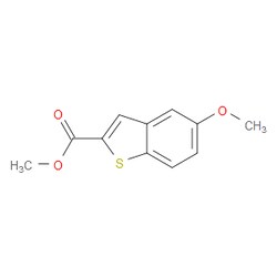 Aobchem&nbsp;Methyl 5-methoxybenzo[b]thiophene-2-carboxylate |  ≥97% |  CAS 19492-99-0 |  C11H10O3S |  1g